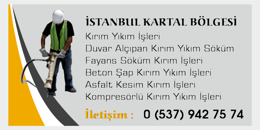 Kartal Asfalt Kesim Beton Kesim Şap Kırım İşleri